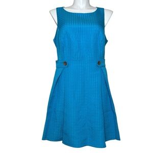 Modcloth blue sleeveless dress plus 1x